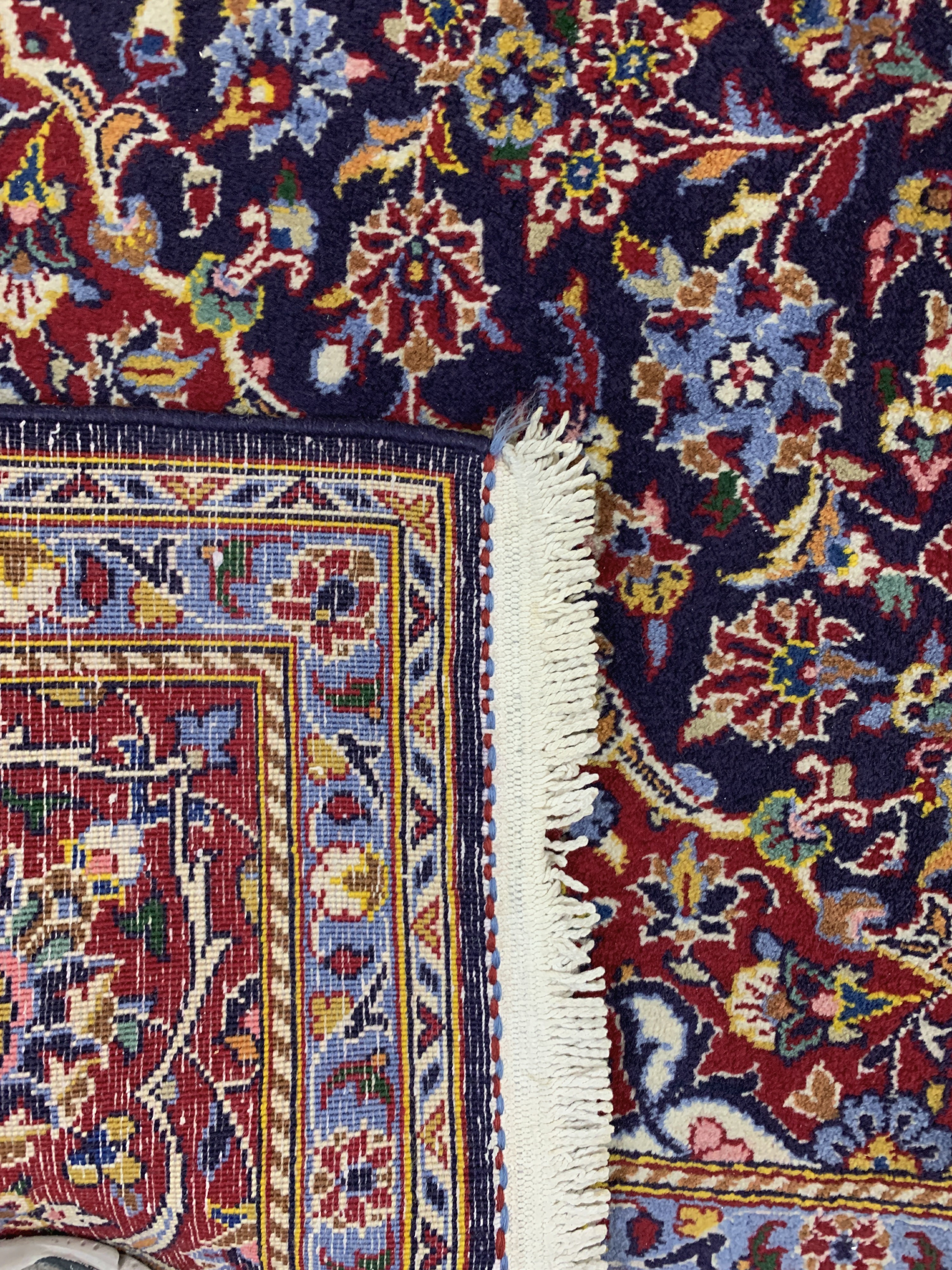 Detail f: Keschan Kork Persien, signiert"Schadsar", Ende 20.Jhd, Korkwolle auf Baumwolle, ca. 222 x 146 cm, EHZ: 2