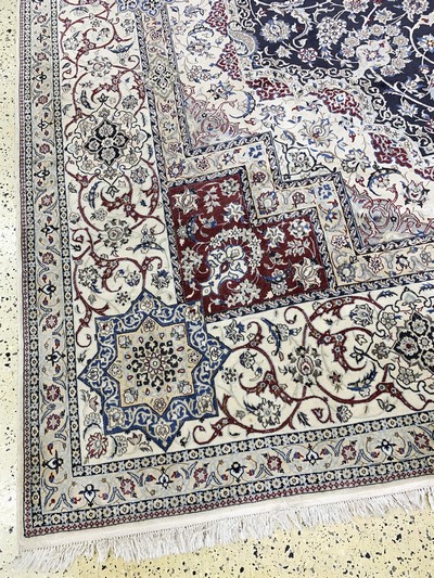 27022873i - Nain fein(6 La), Persien, Mitte 20.Jhd, Korkwolle mit Seide, ca. 473 x 336 cm, ca. ...