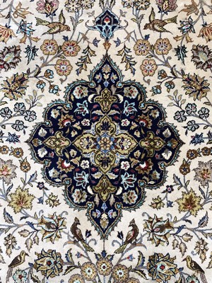 27022877g - Ghom alt, Persien, Mitte 20.Jhd, Wolle mit Seide, ca. 303 x 195 cm, ...