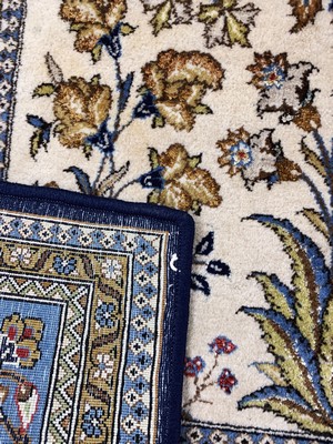 27022877h - Ghom alt, Persien, Mitte 20.Jhd, Wolle mit Seide, ca. 303 x 195 cm, ...