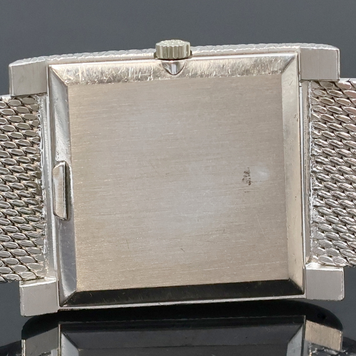 Detail f: PATEK PHILIPPE seltene und schwere Armbanduhr in WG 750/000 Referenz 3553 1, Schweiz um 1970, Handaufzug, 2-tlg. Geh., Boden aufgedr., orig. ...