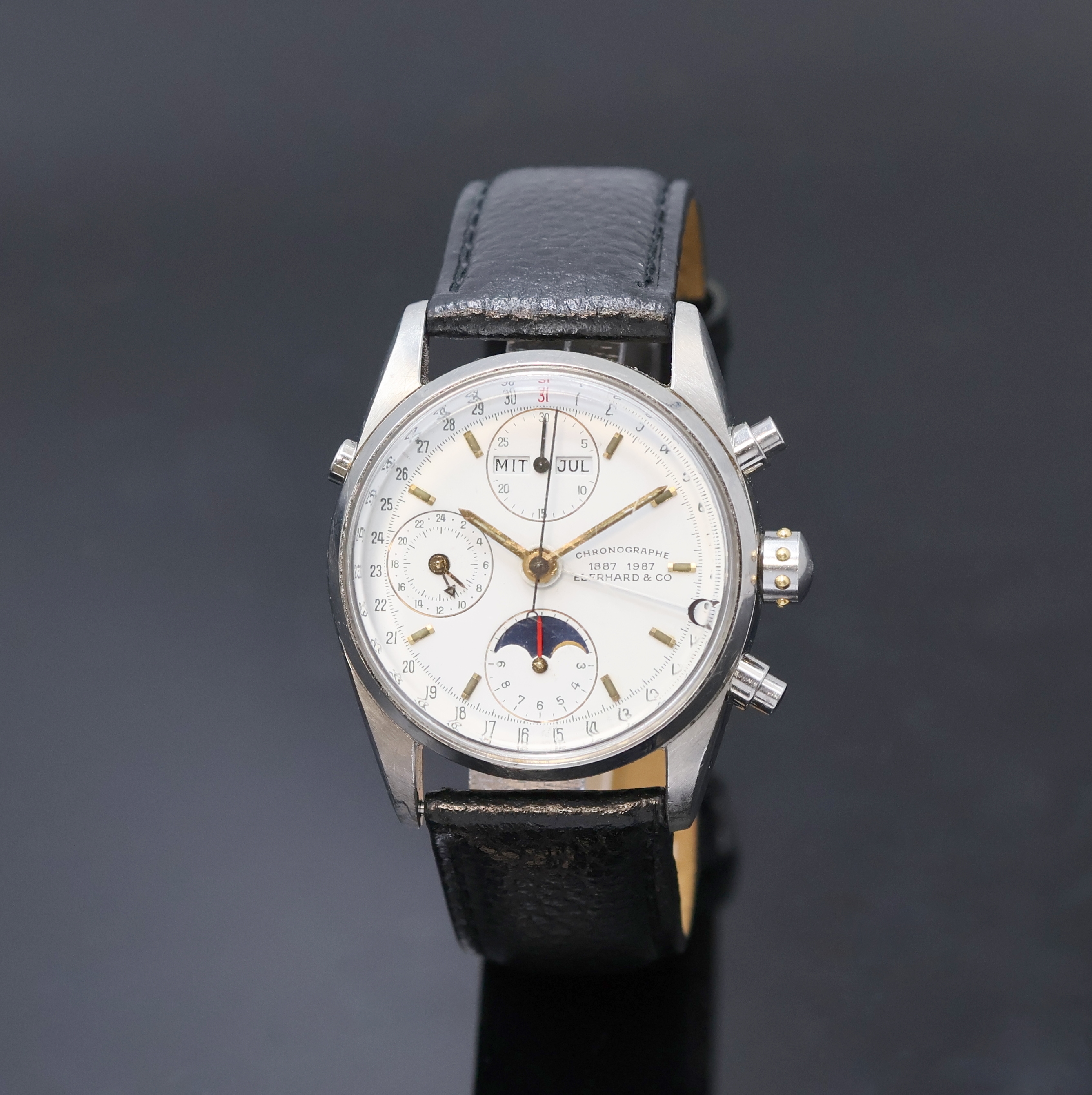 Image 27022935 - EBERHARD & Co Navy Master Armbandchronograph mit Mondphase und Vollkalender in Stahl, ...