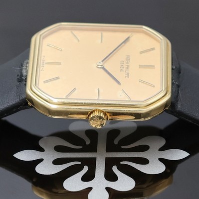27022928d - PATEK PHILIPPE Armbanduhr Referenz 3854 in GG 750/000, Schweiz um 1980, Handaufzug, 8- ...