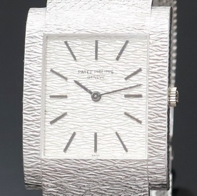 27022930a - PATEK PHILIPPE seltene und schwere Armbanduhr in WG 750/000 Referenz 3553 1, Schweiz um ...