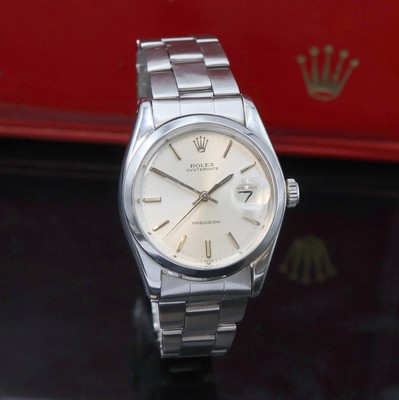 27022932b - ROLEX Oysterdate Precision Referenz 6694 in Stahl/Stahlband, Schweiz um 1974, ...