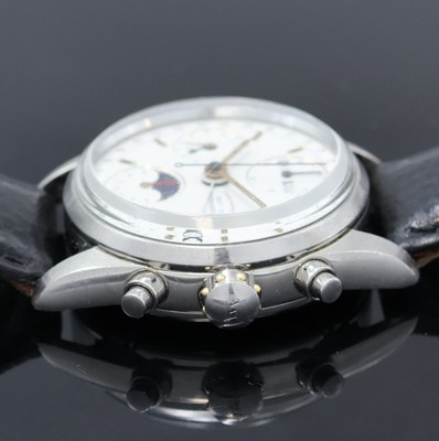 27022935c - EBERHARD & Co Navy Master Armbandchronograph mit Mondphase und Vollkalender in Stahl, ...