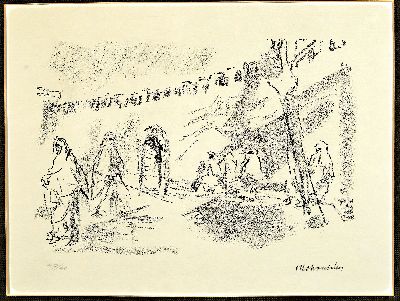 27023049k - Oskar Kokoschka, 1886-1980, ´Mogador´ Kreidelithographie, Ed. 47/60, rechts unten ...