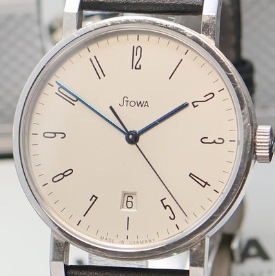 27023204a - STOWA Antea Edition Museum Herrenarmbanduhr, Deutschland verk. lt. beil. Garantie ...
