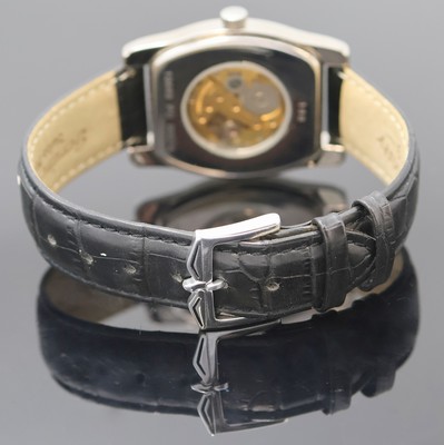 27023206c - ROTARY Elite Armbanduhr mit springender Stunde in Stahl Referenz 10689, Schweiz um 1995, ...