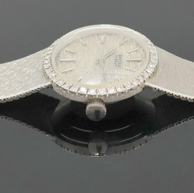 27023392d - SARCAR Damenarmbanduhr in WG 585/000, Schweiz um 1965, Handaufzug, ovales Geh. inkl. ...