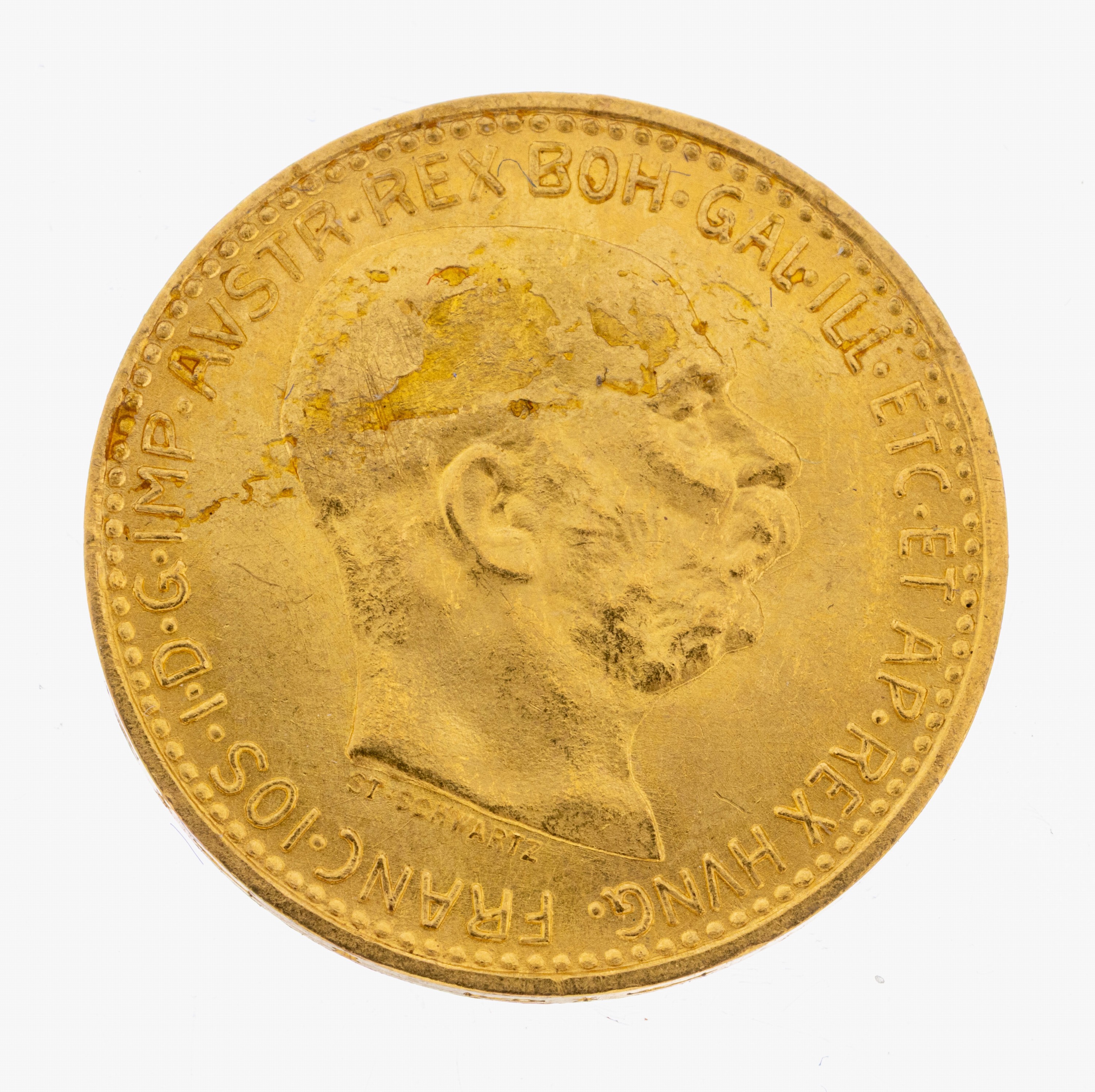 Image 27023420 - Goldmünze 10 Kronen, Österreich-Ungarn, 1912, offizielle Nachprägung