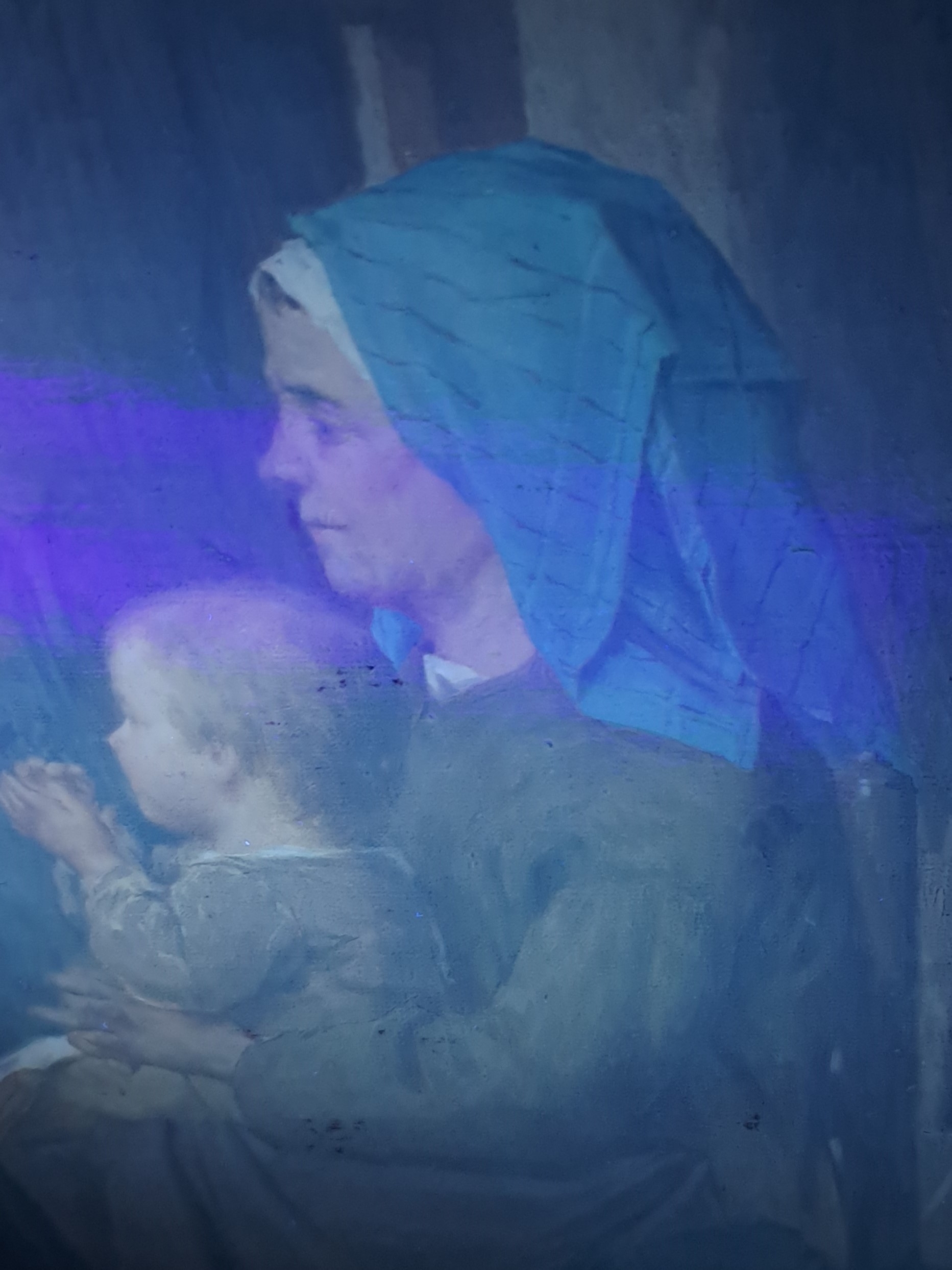 Detail j: Antoine Edouard Joseph Moulinet, 1833 Olouzac-1891 Chartres, Kinder in einer Werkstatt, auf der Werkbank führt ein Junge ein verkleidetes Hündchen ...