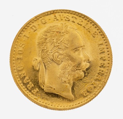Image Goldmünze 1 Dukat, Österreich-Ungarn, 1915,Franz Joseph I., offizielle Nachprägung