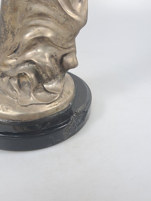 27023471c - Spirit of Ecstasy, Bronzefigur nach Sykes, sign. Chantessin, Weißbronze, geflügelte ...