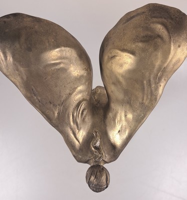 27023471i - Spirit of Ecstasy, Bronzefigur nach Sykes, sign. Chantessin, Weißbronze, geflügelte ...