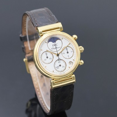 27023783b - IWC Da Vinci Damenarmbanduhr in GG 750/000 Referenz 3736 mit Chronograph und Mondphase, ...