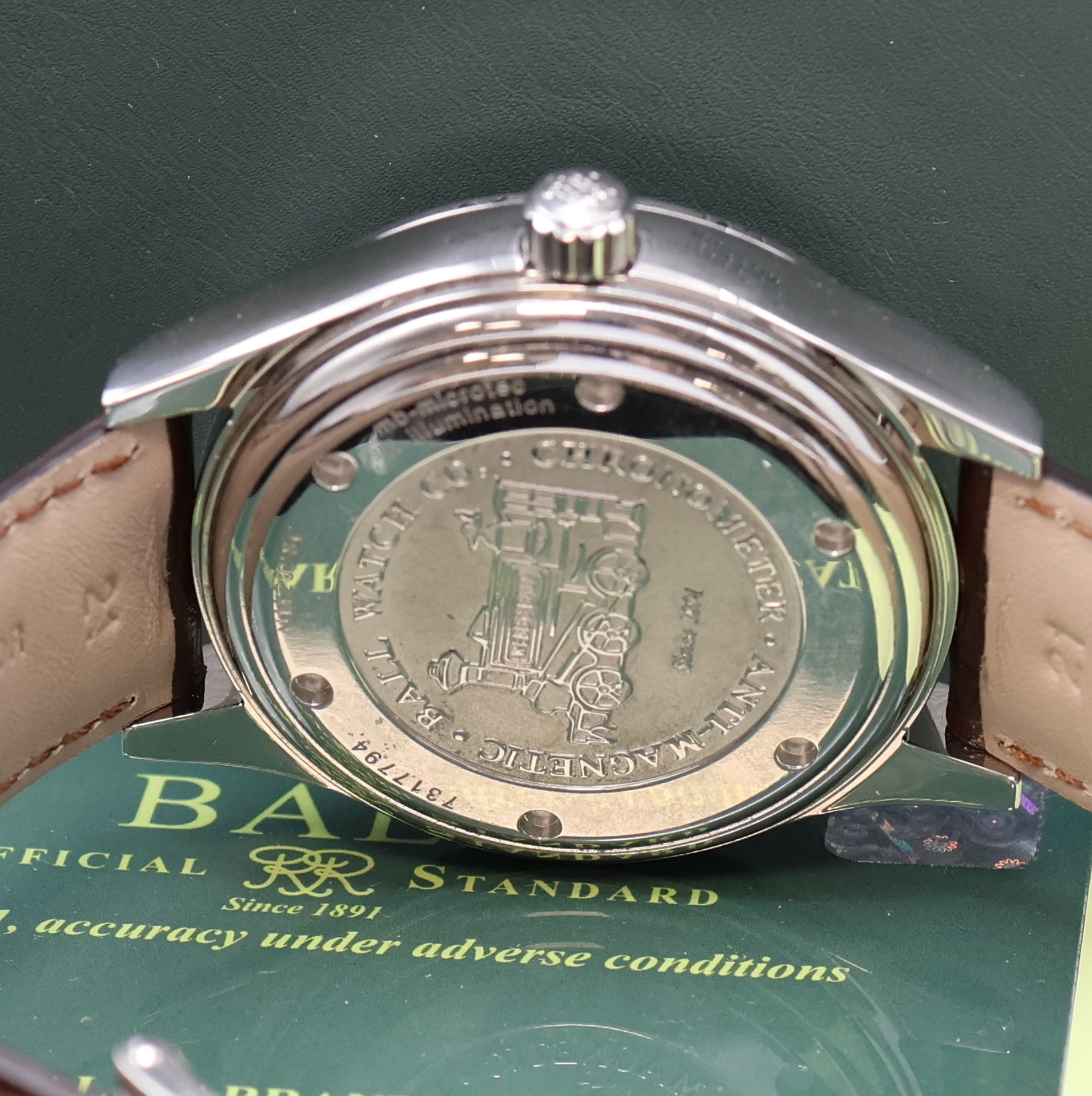 Detail d: BALL Engineer II Armbandchronometer Referenz NM2028C, Schweiz verk. lt. beil. Garantie 03/2016, Automatik, Edelstahlgeh. inkl. orig. Lederband m. ...
