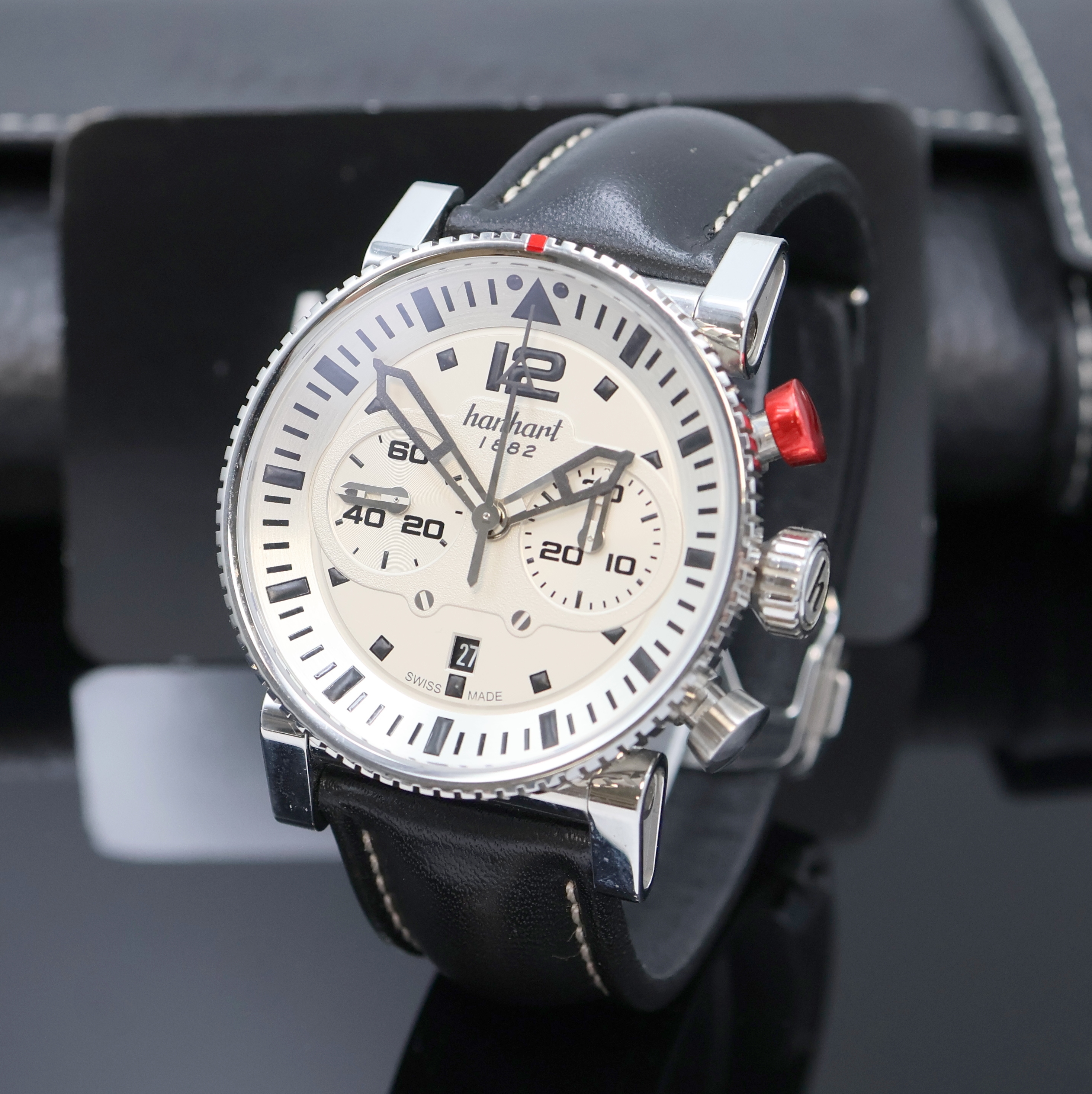 Image 27023971 - HANHART Primus Armbandchronograph Referenz HPP09.2, Schweiz verk. lt. beil. Garantie ...