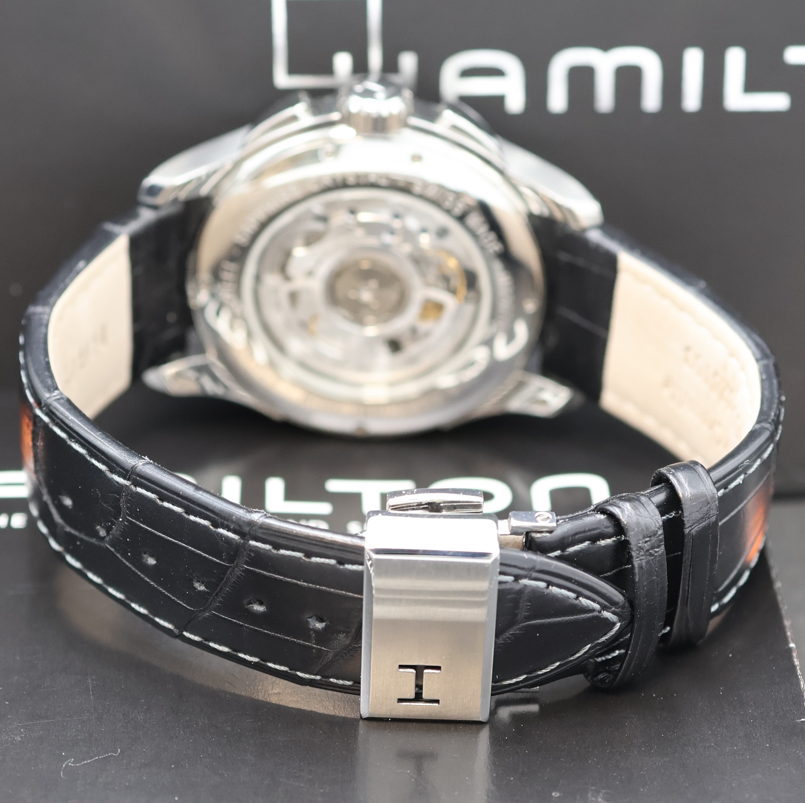 Detail c: HAMILTON Jazzmaster auf 999 Stück limitierter Armbandchronograph Referenz H326760, Schweiz um 2010, Automatik, beids. vergl. Stahlgeh. inkl. orig. ...