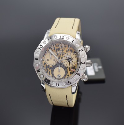 27023972a - CIMIER 3 Damenchronographen aus der Serie Seven Seas in Edelstahl Referenz 6106, Schweiz ...