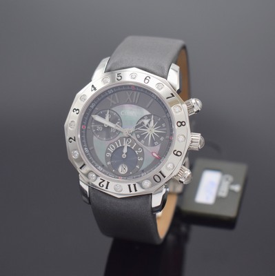 27023972g - CIMIER 3 Damenchronographen aus der Serie Seven Seas in Edelstahl Referenz 6106, Schweiz ...