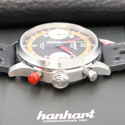 27023974d - HANHART Pioneer Racemaster GTF Flyback Herrenchronograph Referenz 738.630, Deutschland ...