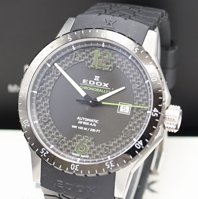 27023995a - EDOX Chronorally 1 Herrenarmbanduhr Referenz 80094, Schweiz verk. lt. beil. Pap. ...