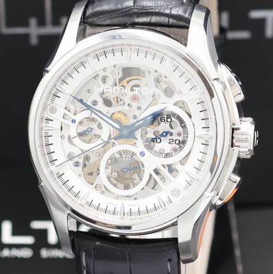 27023999a - HAMILTON Jazzmaster auf 999 Stück limitierter Armbandchronograph Referenz H326760, ...