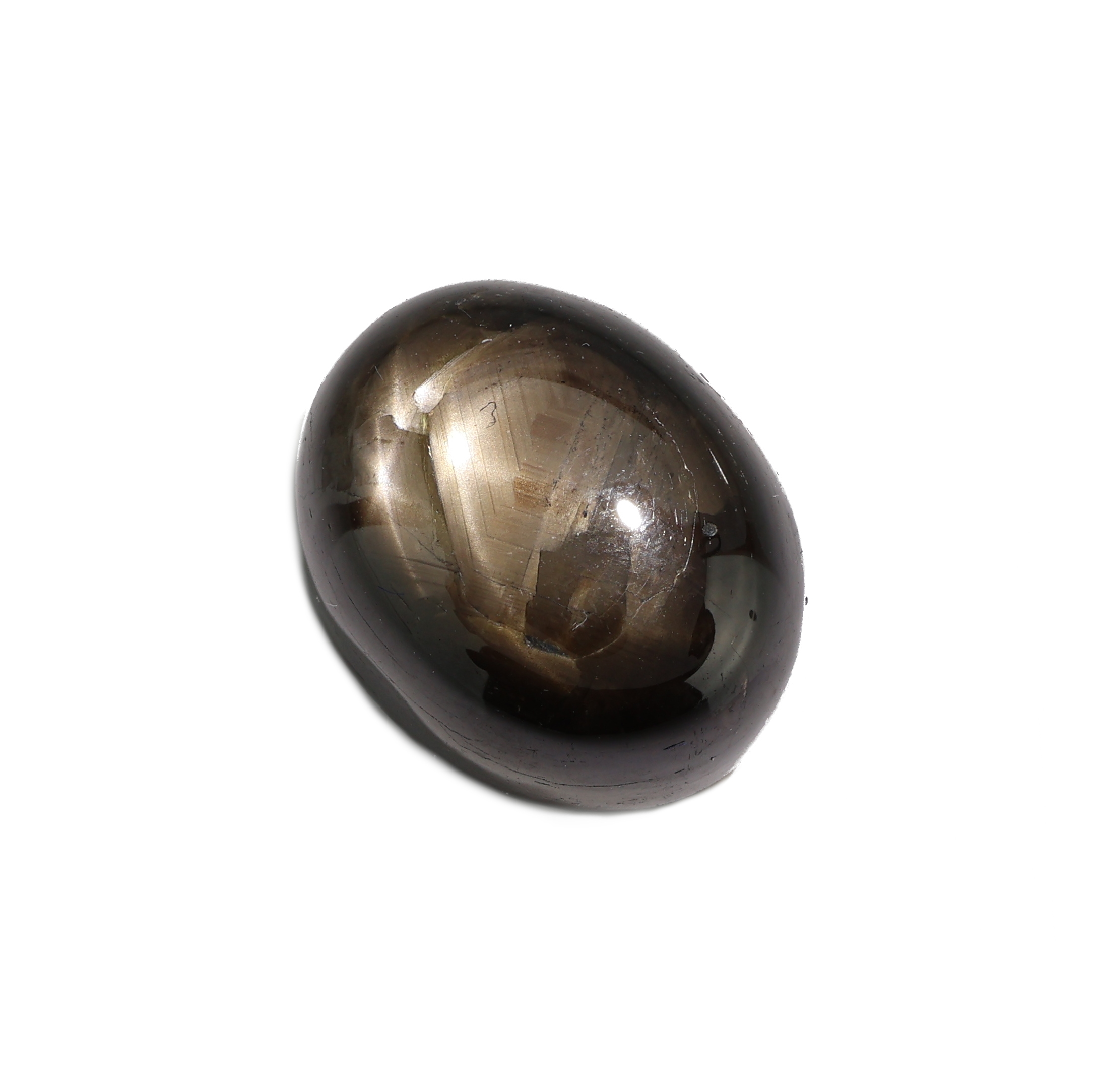 Detail b: Loser Sternsaphir, ca. 16.0 ct, oval nat. Merkmale