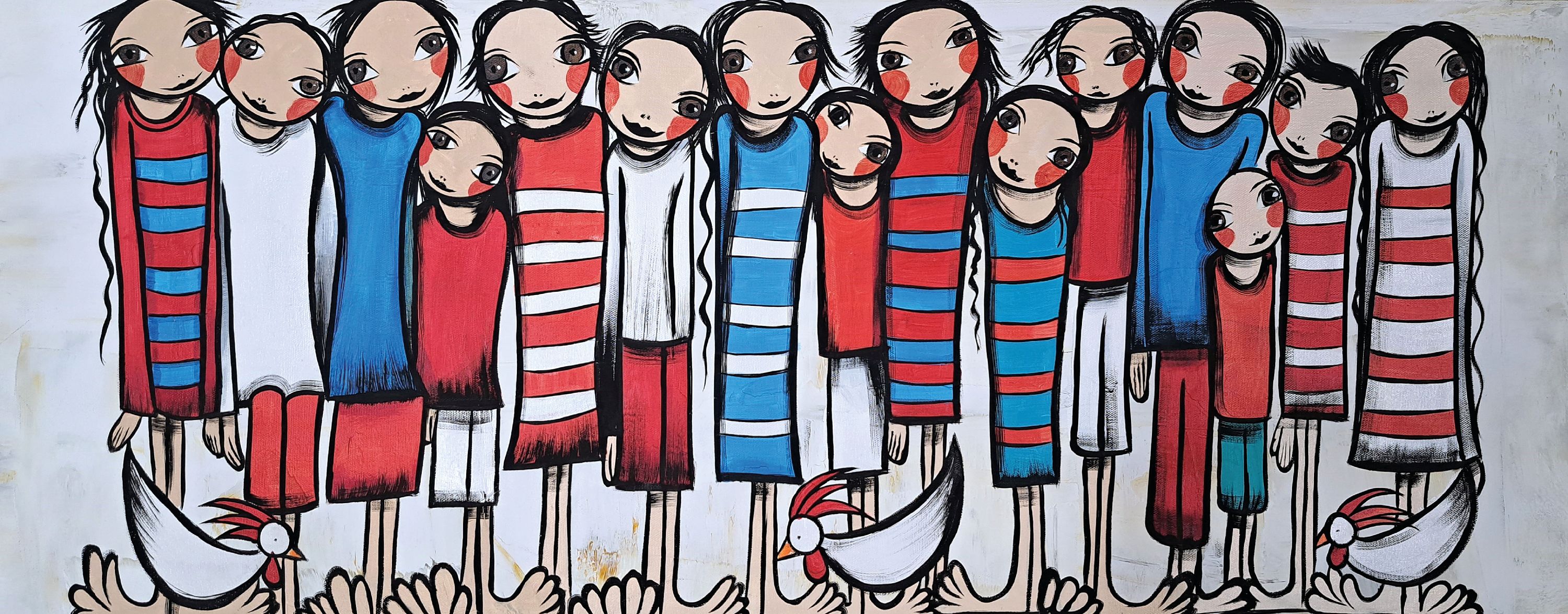 Image 27024009 - Unbekannter Künstler, Öl/Lwd, 102x40 cm