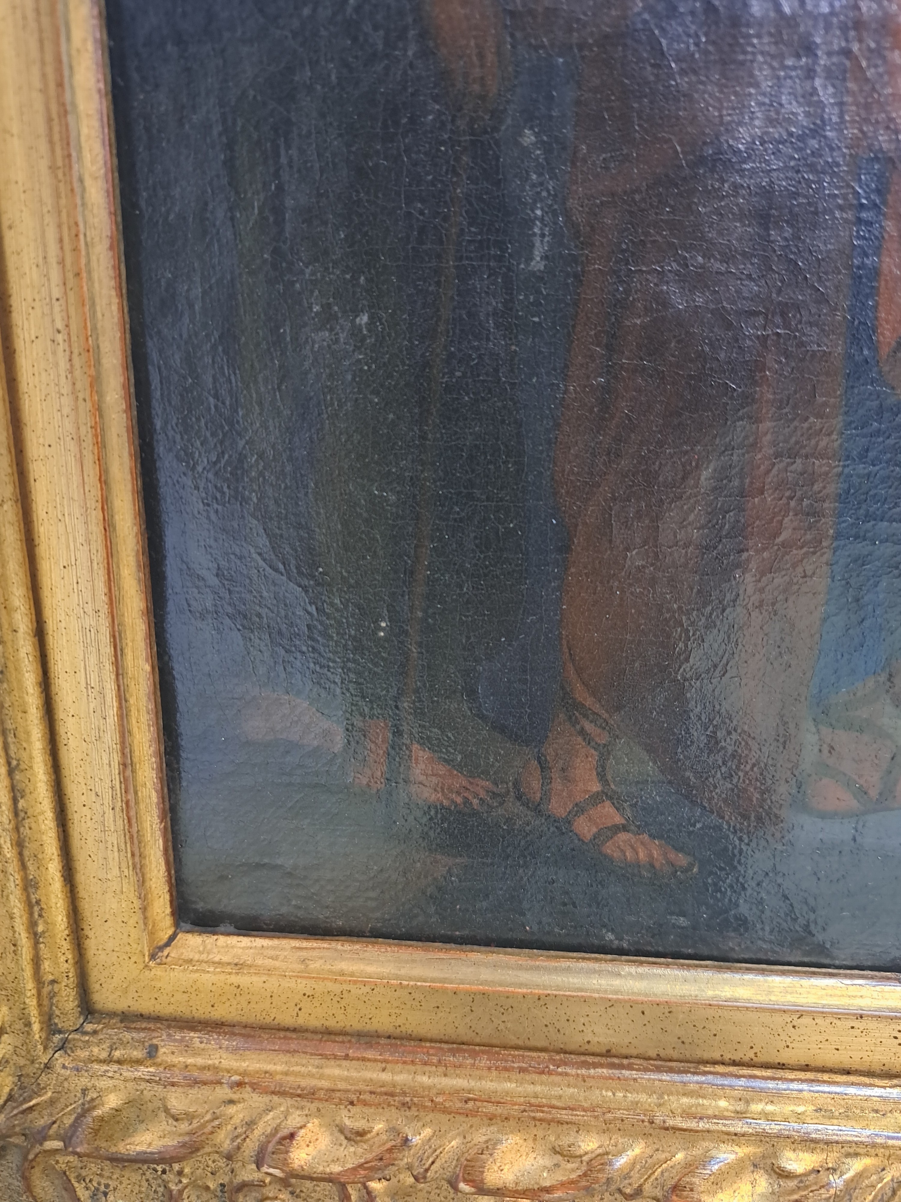 Detail e: Unbekannter Künstler des 18./19.Jh., nach dem Vorbild von Antoine Coypel (1661-1722), Susanna und der Sündenfall der Ältesten bzw. die ...