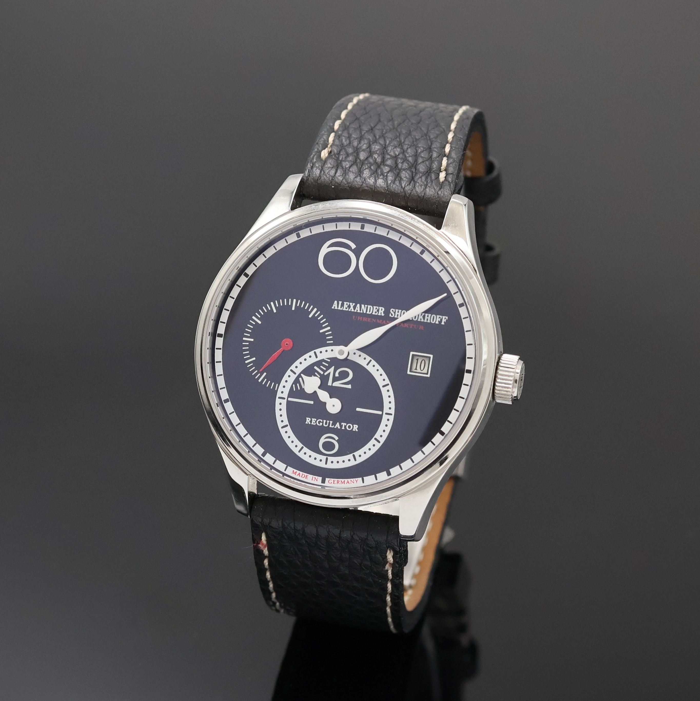 Image 27024045 - ALEXANDER SHOROKHOFF Regulateur Herrenarmbanduhr in Stahl, Deutschland um 2015, ...