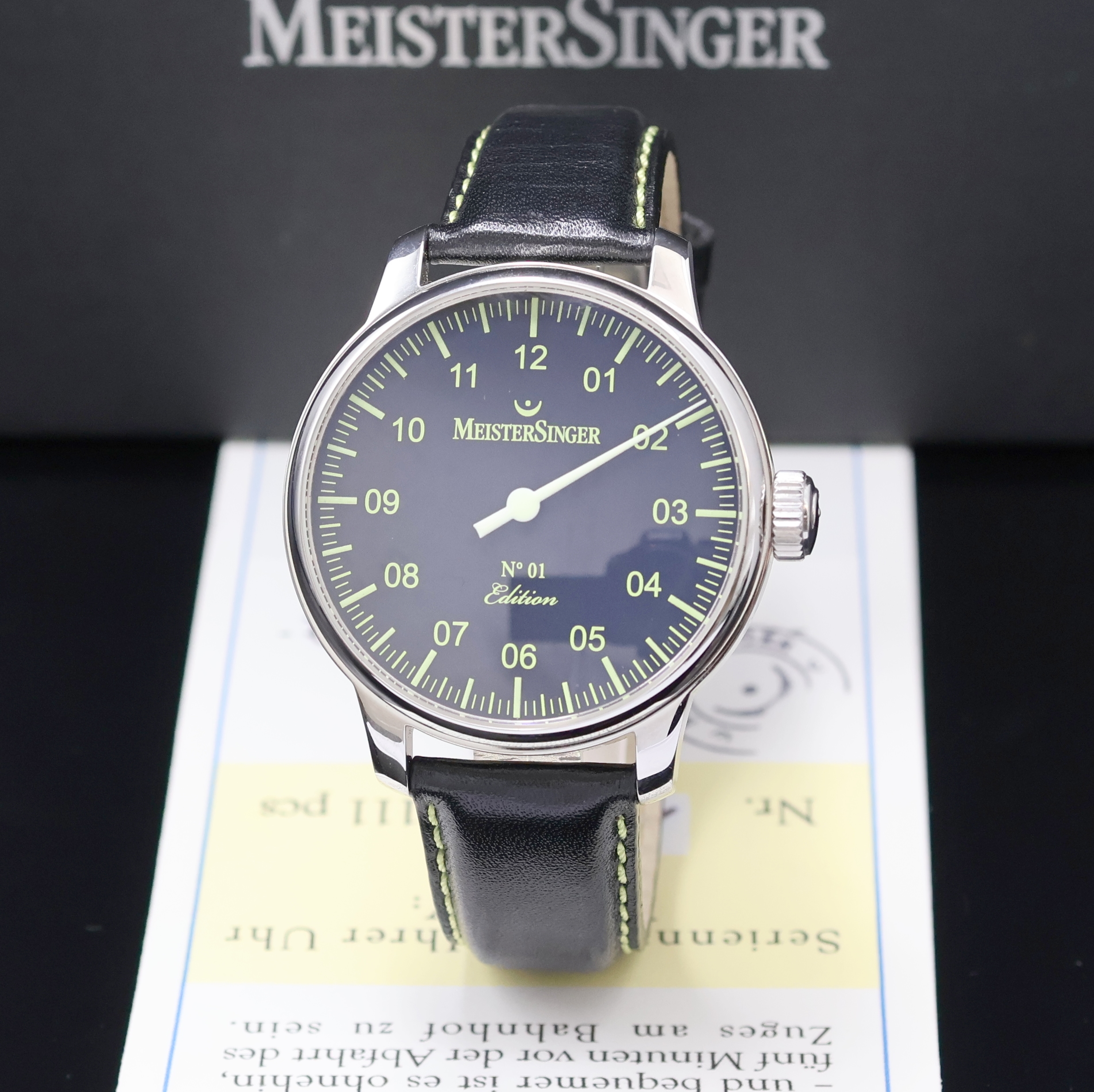 Image 27024067 - MEISTERSINGER Edition 2006 auf 111 Stück limitierte Armbanduhr, Schweiz verk. lt. beil. ...