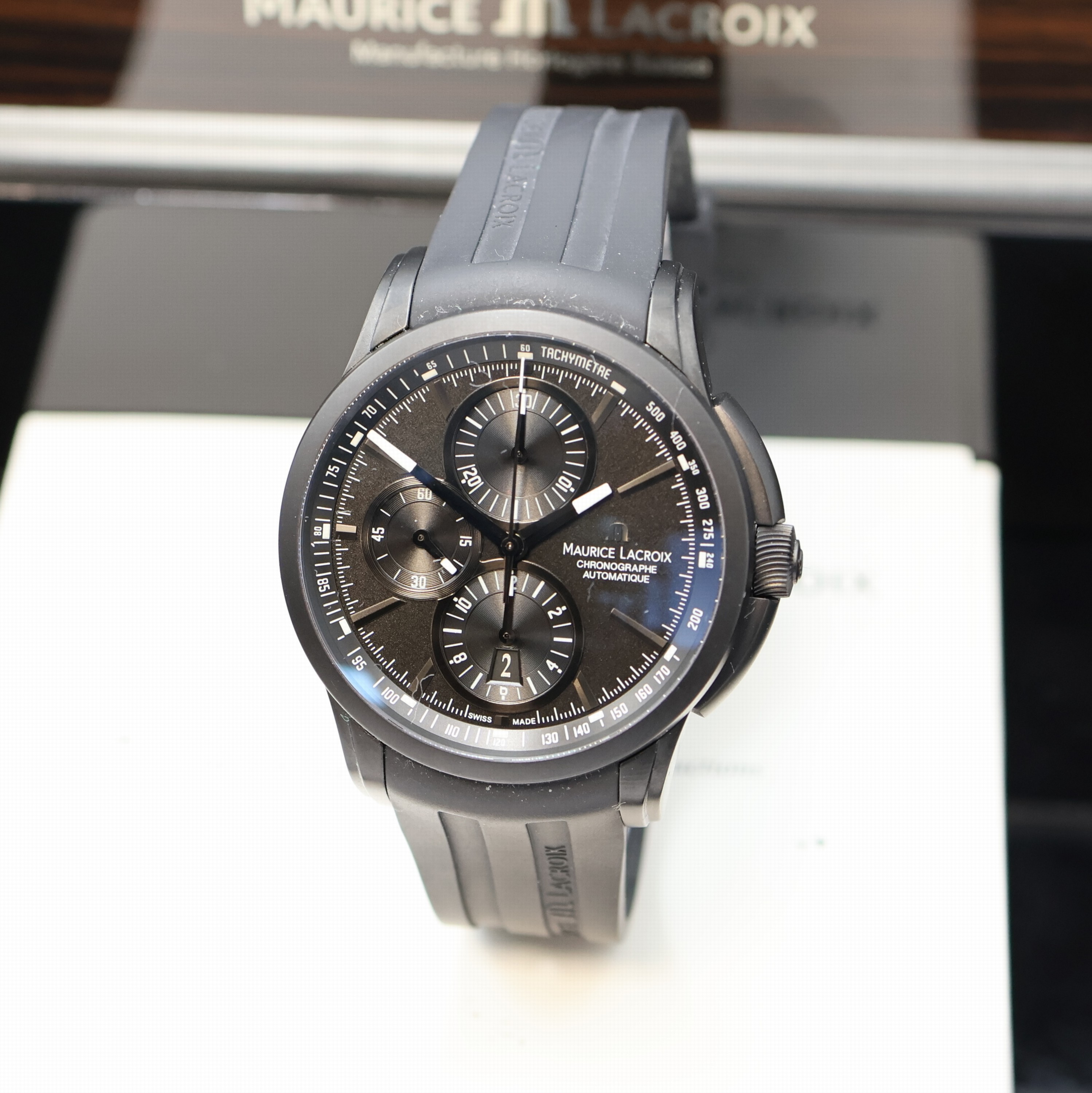 Image 27024076 - MAURICE LACROIX Pontos Armbandchronograph Referenz PT6178/88, Schweiz um 2007, ...