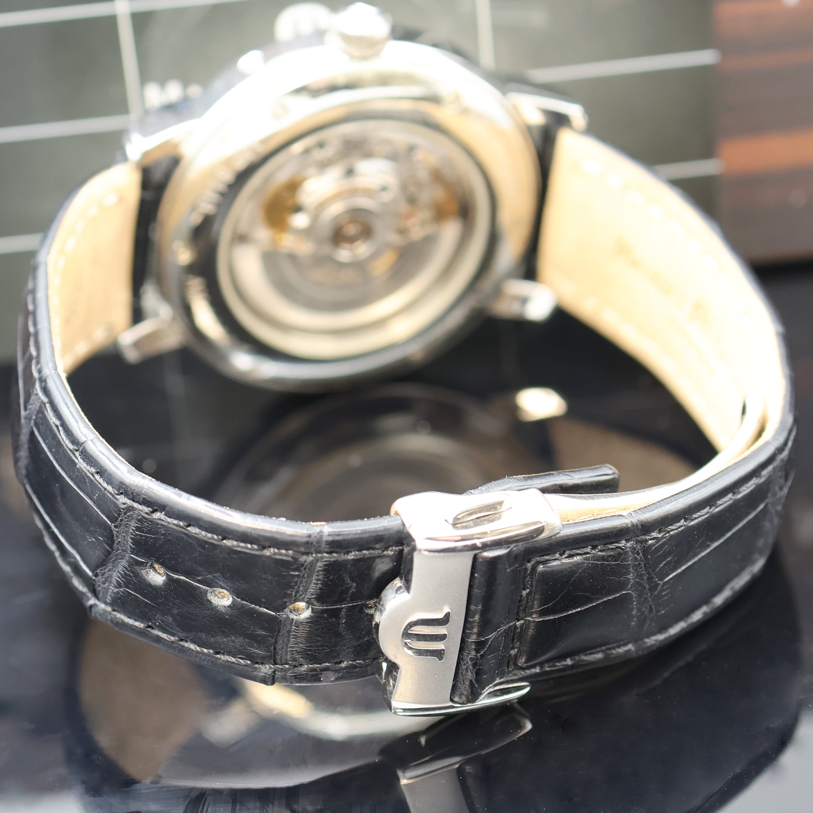 Detail c: MAURICE LACROIX Masterpiece Regulateur Herrenarmbanduhr Referenz MP6148, Schweiz verk. lt. beil. Garantiekarte 02/2007, Automatik, beids. vergl. ...