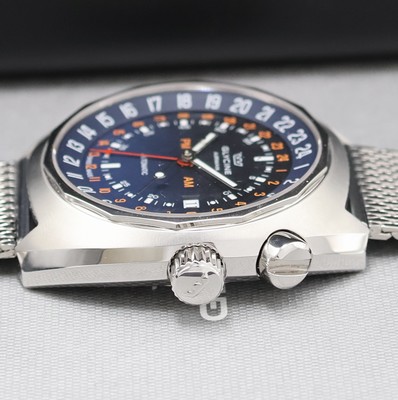 27024003d - GLYCINE Airman GMT Herrenarmbanduhr Referenz 3903, Schweiz um 2015, Automatik, ...
