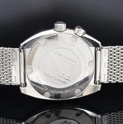 27024005e - GLYCINE Airman GMT Herrenarmbanduhr Referenz 3903, Schweiz um 2015, Automatik, ...