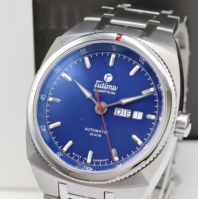 27024013a - TUTIMA Saxon One Herrenarmbanduhr Referenz 6120, Deutschland verk. lt. beil. Zertifikat ...