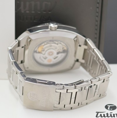 27024013c - TUTIMA Saxon One Herrenarmbanduhr Referenz 6120, Deutschland verk. lt. beil. Zertifikat ...