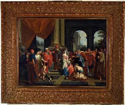 27024019k - Unbekannter Künstler des 18./19.Jh., nach dem Vorbild von Antoine Coypel (1661-1722), ...