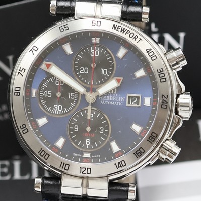 27024036a - MICHEL HERBELIN auf 500 Stück limitierter Armbandchronograph Referenz 255/A, Schweiz ...