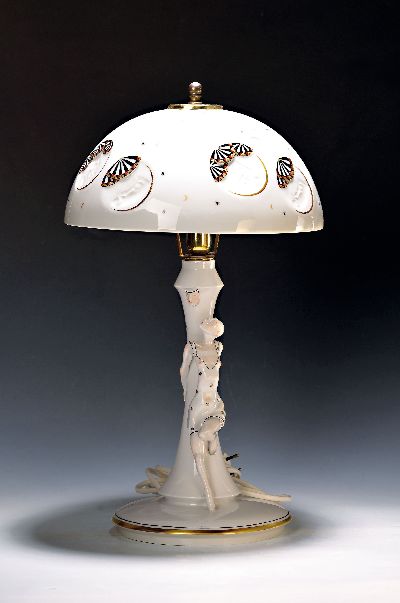 Image Lithophanie-Lampe, Aelteste Volkstedt, Thüringen, 2. Hälfte 20.Jh., Porzellan, ...