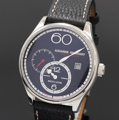 27024045a - ALEXANDER SHOROKHOFF Regulateur Herrenarmbanduhr in Stahl, Deutschland um 2015, ...
