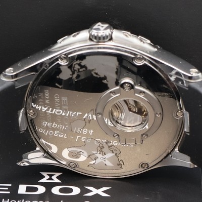 27024047d - EDOX Grand Ocean Chronometer Herrenarmbanduhr Referenz 80077, Schweiz verk. lt. beil. ...