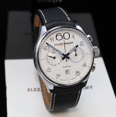 27024049b - ALEXANDER SHOROKHOFF N.PT01 Herrenarmbanduhr in Stahl, Deutschland um 2012, Handaufzug, ...