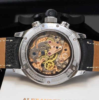 27024049f - ALEXANDER SHOROKHOFF N.PT01 Herrenarmbanduhr in Stahl, Deutschland um 2012, Handaufzug, ...