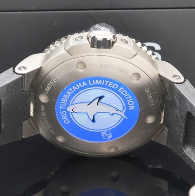 27024052e - ORIS Tubbataha Regulateur auf 2000 Stück limitierte Herrenarmbanduhr Referenz 7663, ...