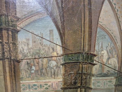 27024055e - Carlo Ferrari gen. Il Ferrarin, 1813 Verona -1871, Historiengemälde mit Szene der ...