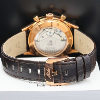 27024058c - MIDO Multifort vergoldeter Armbandchronograph Referenz M040427A, Schweiz verk. lt. beil. ...