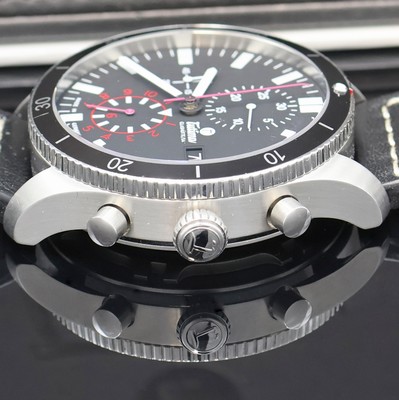 27024070d - TUTIMA Grand Flieger Armbandchronometer mit Chronograph in Stahl, Deutschland um 2015, ...